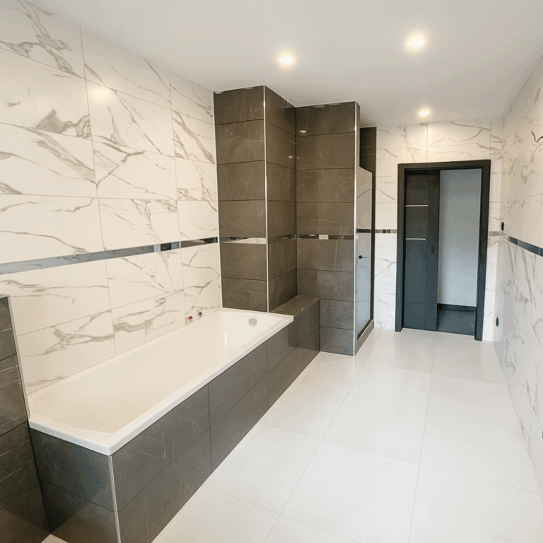 Rekonstrukce Koupelny - Zednické práce HANSBAU